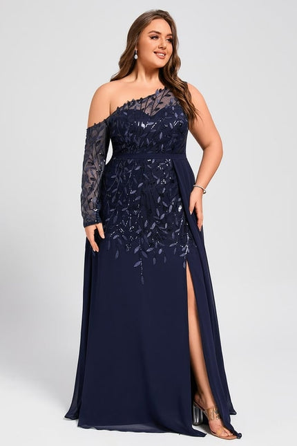 Robe Trapèze Asymétrique Élégante - gallery 6