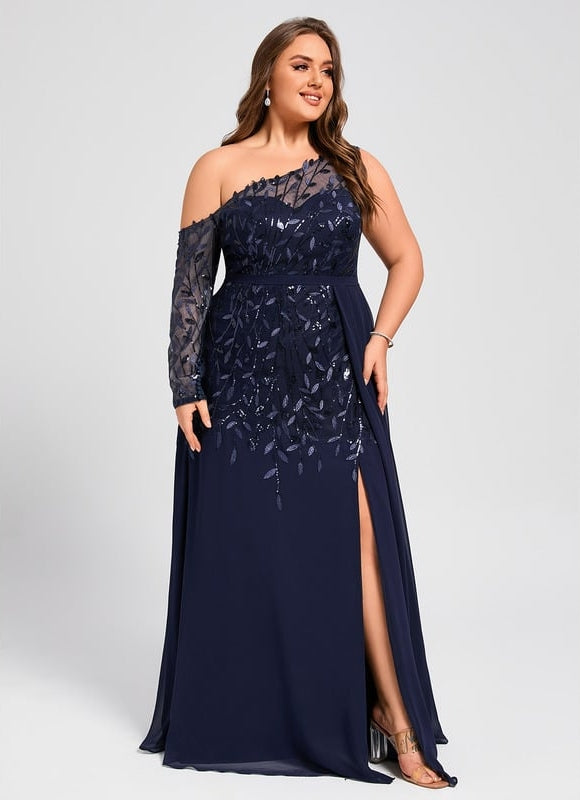 Robe Trapèze Asymétrique Élégante - gallery 6