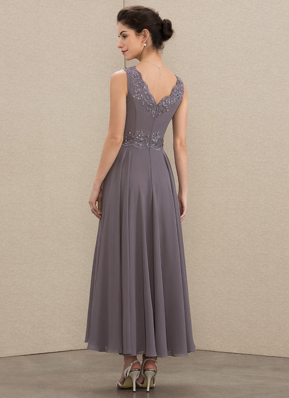 Robe Trapèze Chic Mousseline Sophistiquée - gallery 7