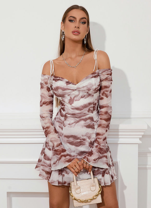 Robe Trapèze Nuances De Sable