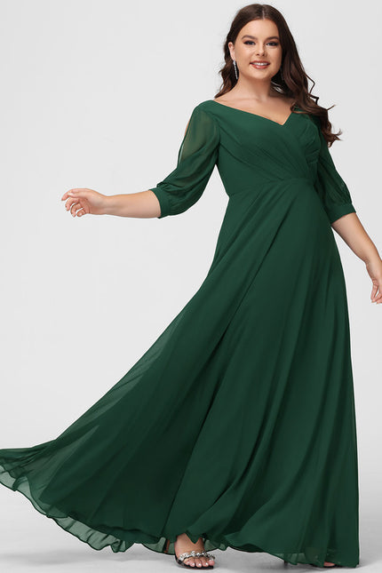Robe Trapèze Mousseline Fendue - gallery 7