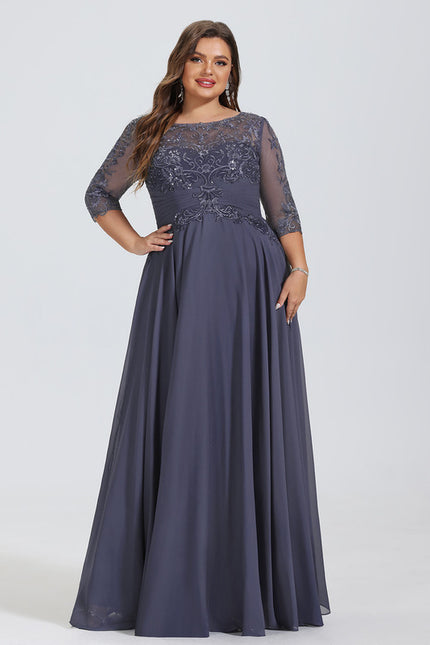 Robe Trapèze Éclatante Opulence - gallery 8