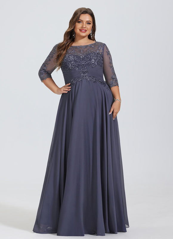 Robe Trapèze Éclatante Opulence - gallery 8