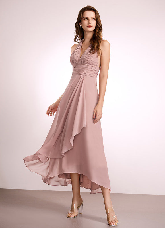Robe Trapèze Aérienne Vert Pâle