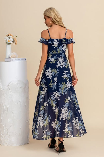 Robe Trapèze Florale Élégante - gallery 8
