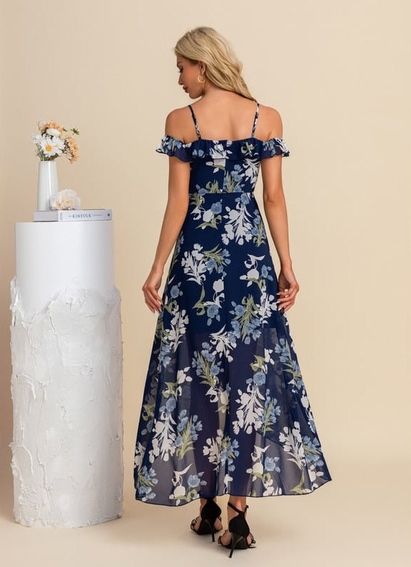 Robe Trapèze Florale Élégante - gallery 8