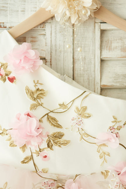 Robe Trapèze Fête Fleurie - gallery 1