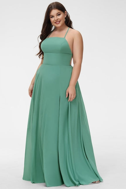 Robe Trapèze Bleu Marine Soirée - gallery 7