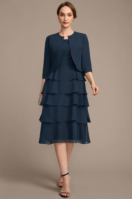 Robe Trapèze Élégance Plissée - gallery 1