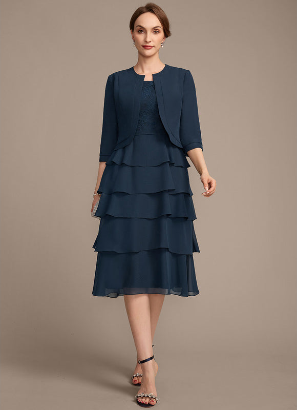 Robe Trapèze Élégance Plissée - gallery 1