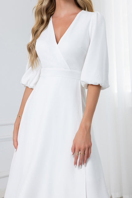 Robe Trapèze Midi Épure - gallery 3