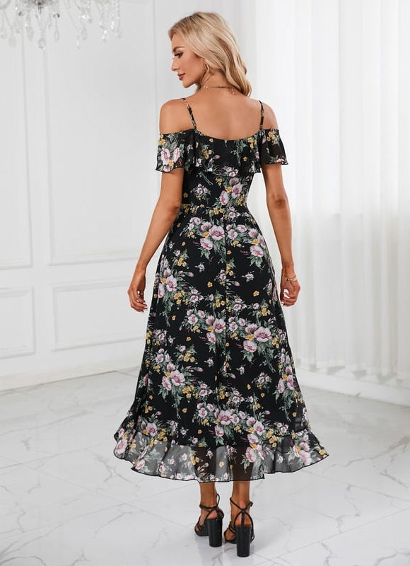 Robe Trapèze Floral Cascade - gallery 2