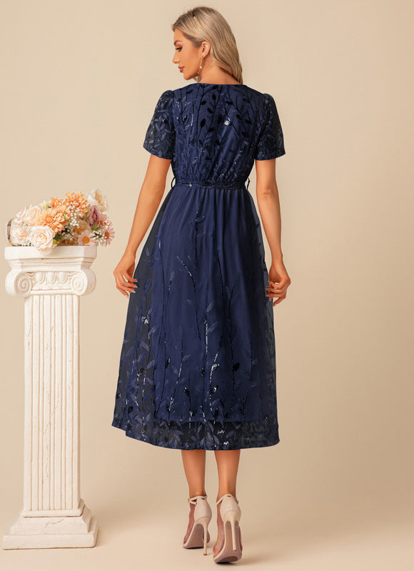 Robe Trapeze Sequin - gallery 9