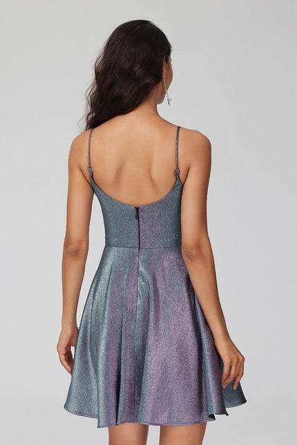 Robe Trapèze Nuit Satinée - gallery 2