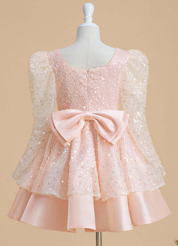Robe Trapèze Éclat Rosé - gallery 3