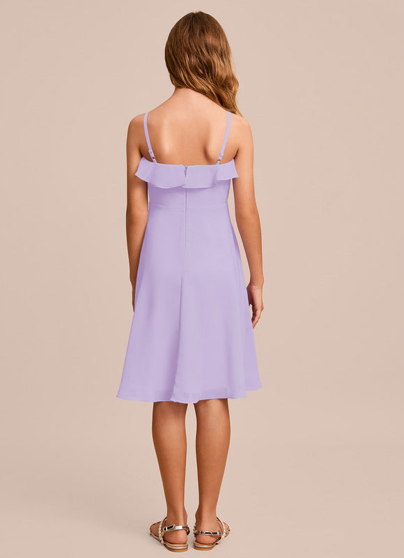 Robe Trapèze Éclat De Mousseline - gallery 1