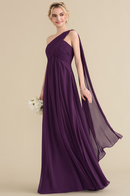 Robe Trapèze Asymétrique Beige - gallery 2