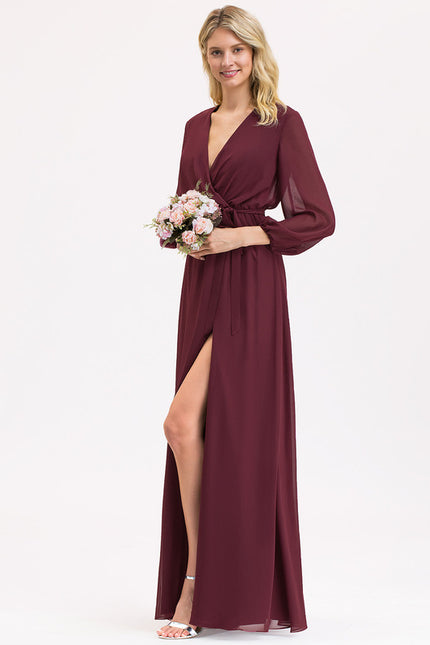 Robe Trapèze Ruban De Myrtille - gallery 2