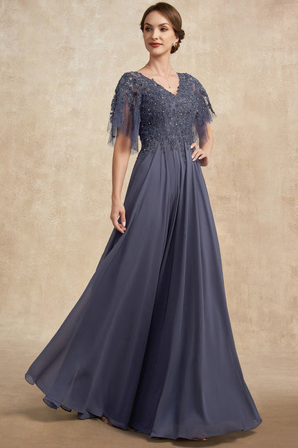 Robe Trapèze Satinée Étoilée - gallery 4