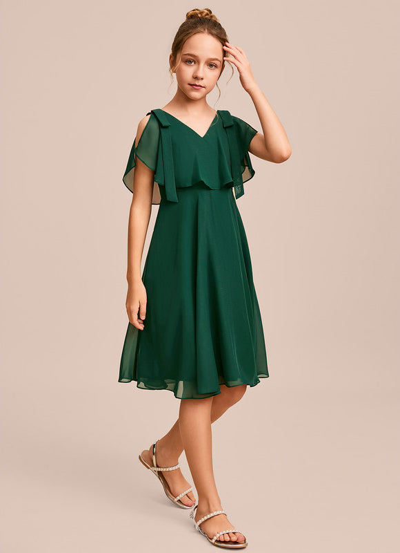 Robe Trapèze Éclat De Mousseline - gallery 5
