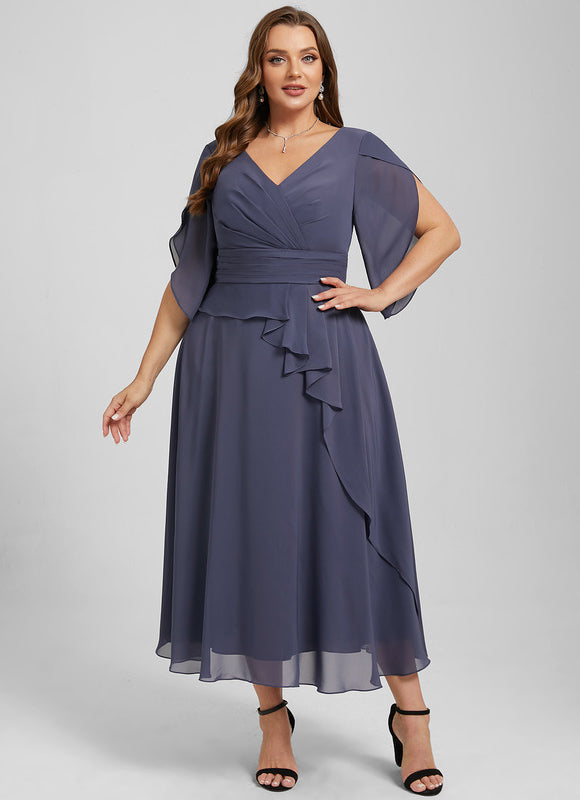 Robe Trapèze Vaporeuse Sereine - gallery 9