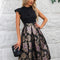 Robe Trapèze Florale Luxe