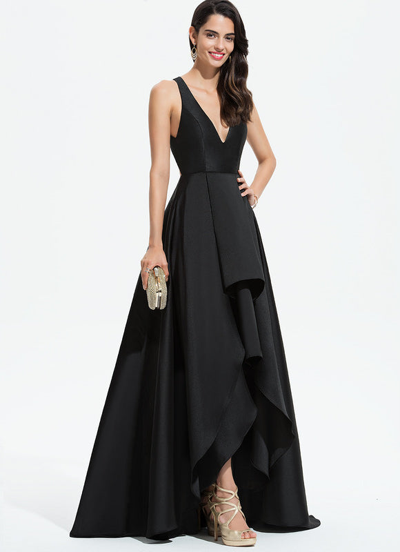 Robe Trapèze Floral Satinée - gallery 1