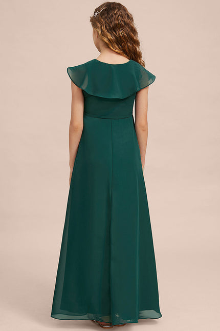 Robe Trapèze Vert Doux Éclat - gallery 7