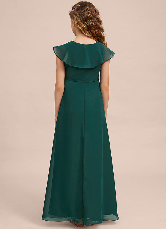 Robe Trapèze Vert Doux Éclat - gallery 7