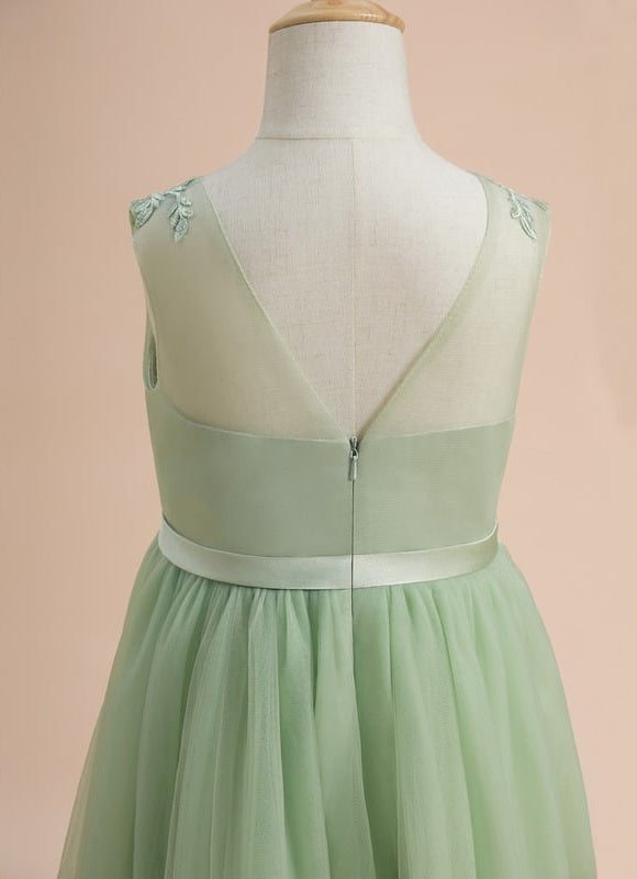 Robe Trapèze Chic Floral Tulle - gallery 5