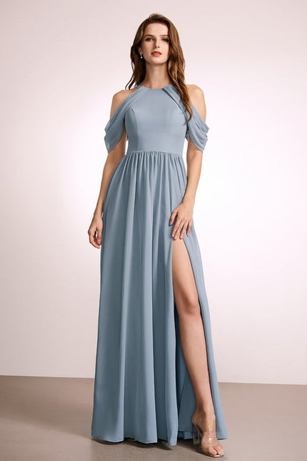 Robe Trapèze Vert Émeraude Longue Rayée