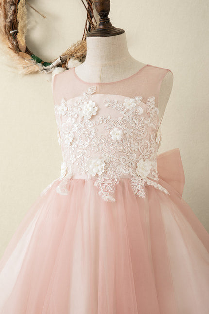 Robe Trapèze Enfant Émeraude - gallery 2