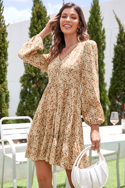 Robe Trapèze Éclat Pétale - gallery 6