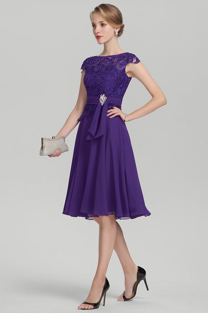 Robe Trapèze Harmonie Écarlate - gallery 3