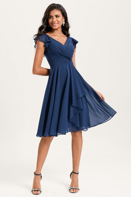 Robe Trapèze Émeraude Volante - gallery 2