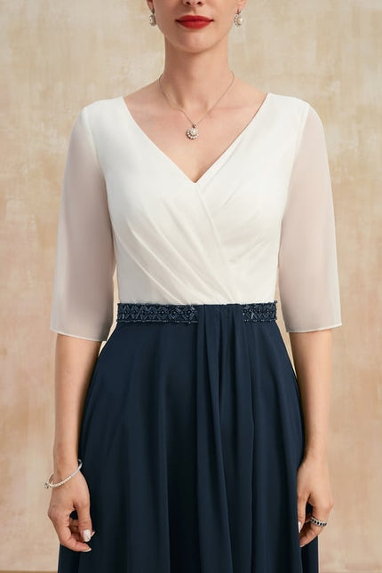 Robe Trapèze Éclat De Vague - gallery 6