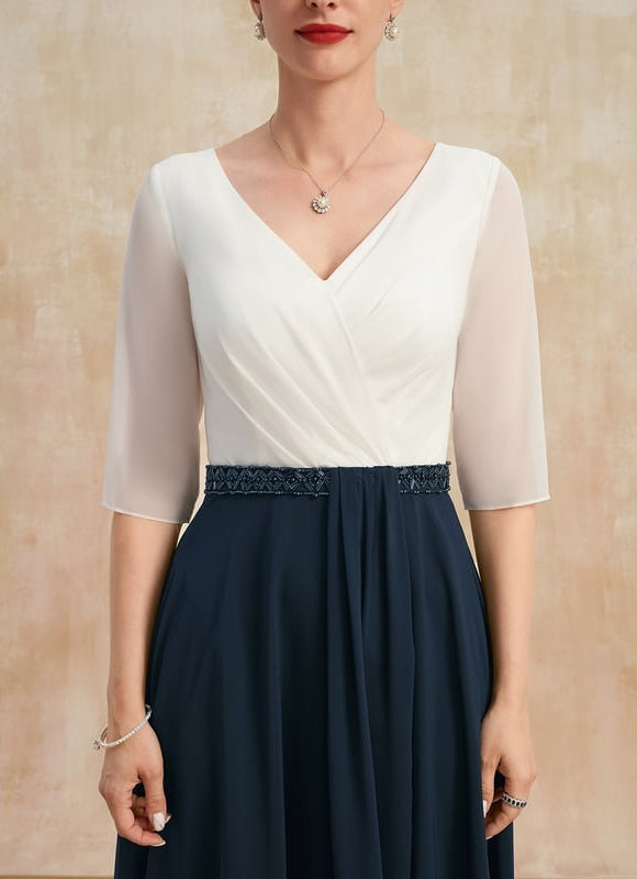 Robe Trapèze Éclat De Vague - gallery 6