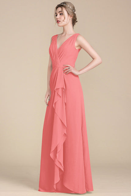 Robe Trapèze Mousseline Fendue - gallery 6