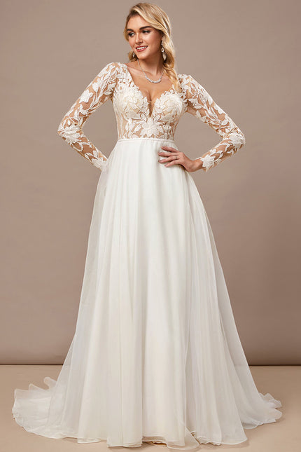 Robe Trapèze Organza Élégante - gallery 2