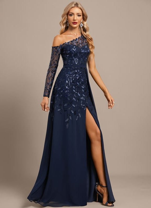 Robe Trapèze Asymétrique Élégante - gallery 4