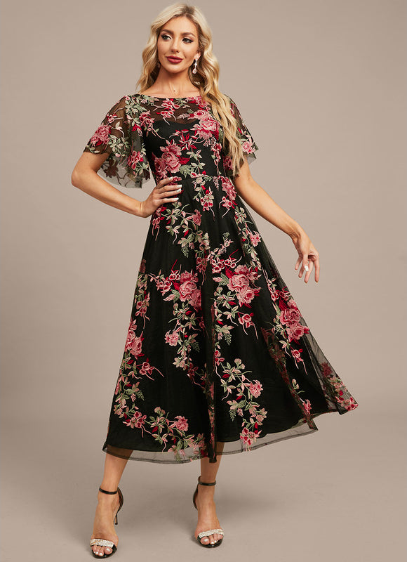 Robe Trapèze Floral Envolée - gallery 5