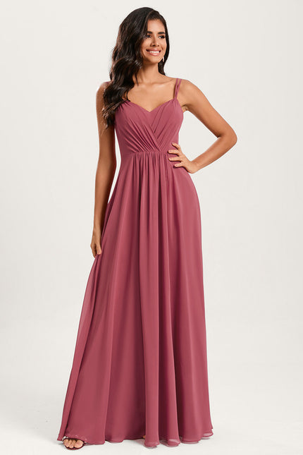 Robe Trapèze Mousseline Fendue - gallery 2