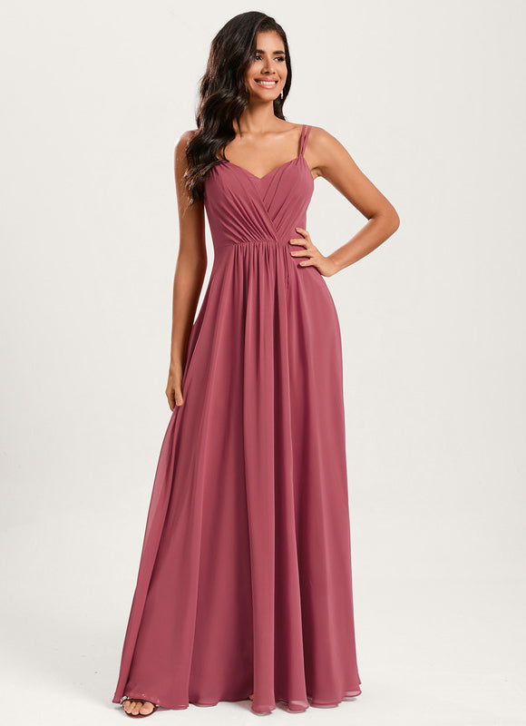 Robe Trapèze Mousseline Fendue - gallery 2