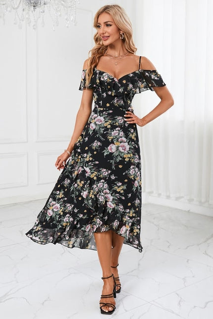 Robe Trapèze Floral Cascade - gallery 1