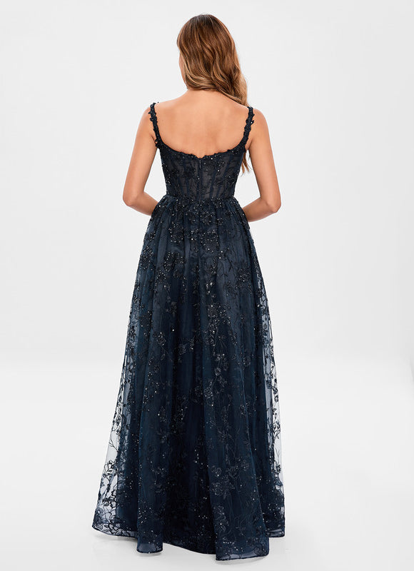 Robe Trapèze Velours Nocturne - gallery 5