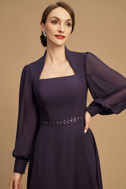Robe Trapèze Élégance Améthyste - gallery 6