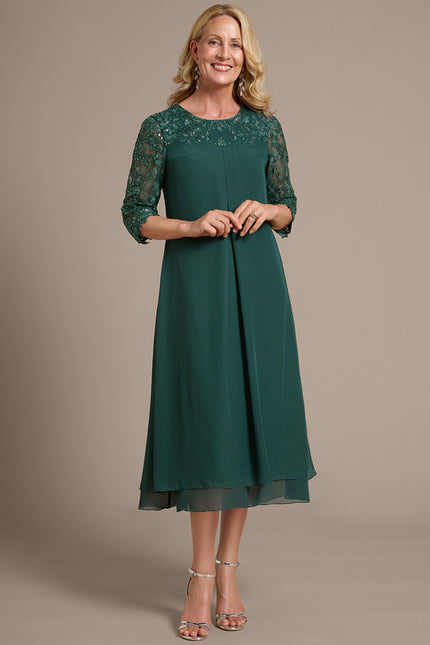 Robe Trapèze Éclat De Velours - gallery 3