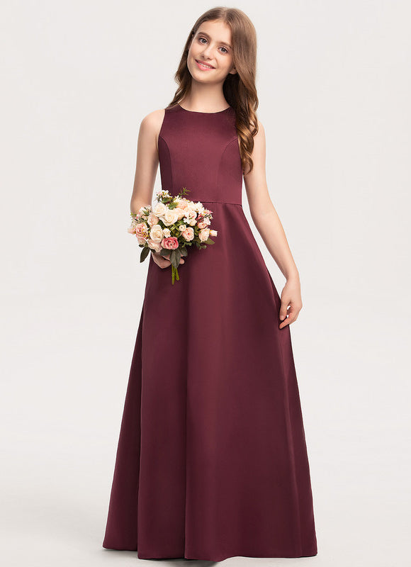 Robe Trapèze Émeraude Satinée - gallery 1