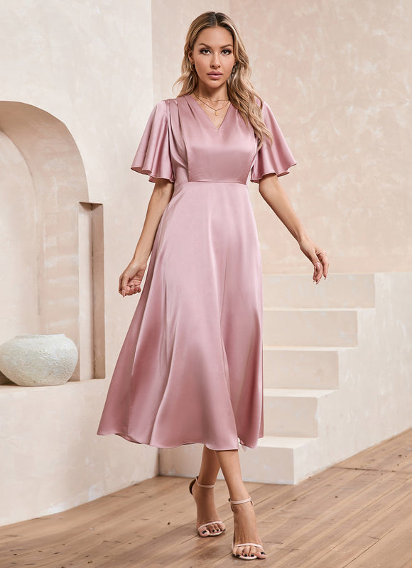 Robe Trapèze Charme Sombre - gallery 4