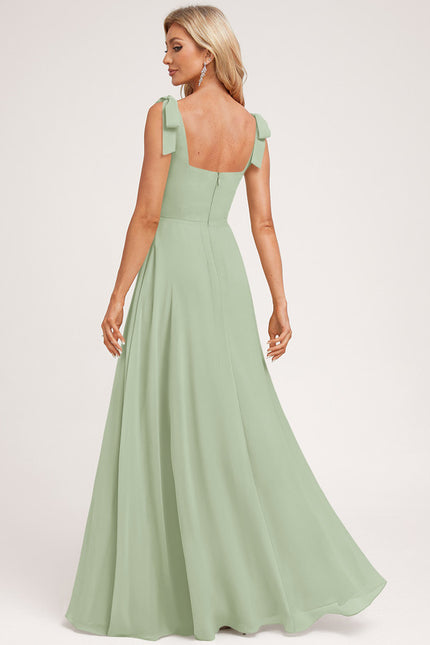Robe Trapèze Élégance Verte - gallery 1